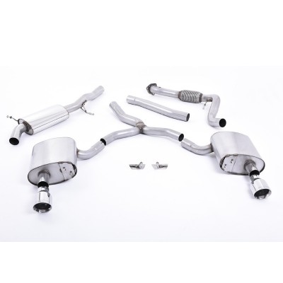 Milltek Cat Back Exhaust System Road+ (Semi-Resonated)